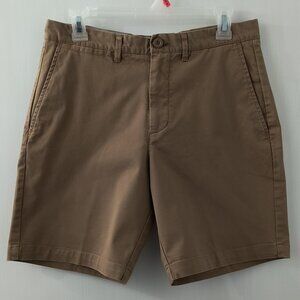 Merona Men's Khaki Chino Shorts - Men's Size 30 w/7.5 inch Inseam